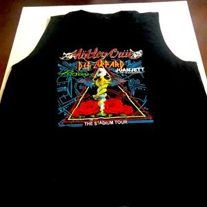 Def Leopard / Motley Crue Stadium shirt XL